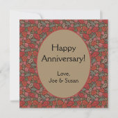 ステームパンクビクトリアンオールドロック鍵レッドポピー (正面)