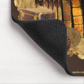 ステームパンクビクトリアンコラージュマウスパッドアート マウスパッド (コーナー)