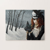 ステームパンクビクトリアンドラゴンフライ ジグソーパズル (横)