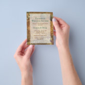 ステームパンクビクトリアンバジェットシャワー招待状 チラシ (手)