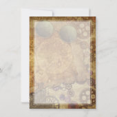 ステームパンクビクトリアンフラットサンキューカード サンキューカード (裏面)