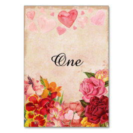 ステームパンクビクトリアンフラワーズハート記念日 テーブルナンバー