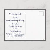 ステームパンクビクトリアンホワイト&ブラックギアClockwork シーズンポストカード (裏面)