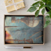 ステームパンクビクトリアンレッドパンダドリームズデコップページ 薄葉紙 (ギフト)