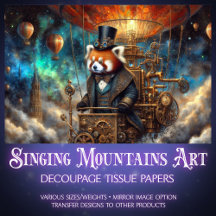 ステームパンクビクトリアンレッドパンダフライトデコップページ