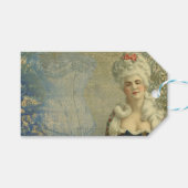 ステームパンクビクトリアンレディーコルセットヴィンテージギフトラベル ギフトタグ (正面(横))