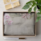 ステームパンクビクトリアンレディ新聞ティッシュペーパー 薄葉紙 (ギフト)