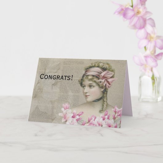 ステームパンクビクトリアンレディ新聞 カード (蘭)