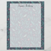 ステームパンクビクトリアンヴィンテージバードインガーデン紙 (裏面)