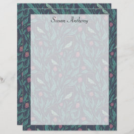 ステームパンクビクトリアンヴィンテージバードインガーデン紙