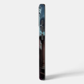 ステームパンクビクトリアンヴィンテージパープルレディ Case-Mate iPhoneケース (裏面 / 左)