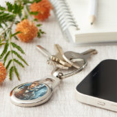 ステームパンクビクトリアンヴィンテージライトハウスキーパー キーホルダー (側面)