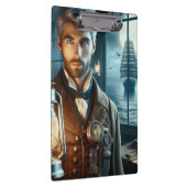 ステームパンクビクトリアンヴィンテージライトハウスキーパー クリップボード (右)