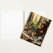 ステームパンクビクトリアンヴィンテージレディ不機嫌ハッター プランナー手帳 (ディスプレー)