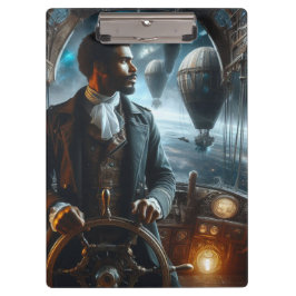 ステームパンクビクトリアンヴィンテージ宇宙エアキャプテン クリップボード