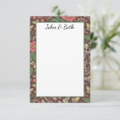 ステームパンクビクトリアンヴィンテージ蝶鍵 サンキューカード (スタンド正面)