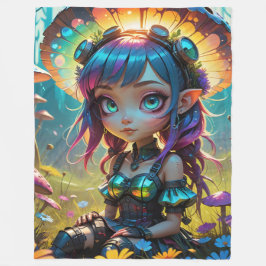 ステームパンクピクシーフリースブランケット フリースブランケット