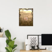 ステームパンクファンタジーシティ ポスター (ホームオフィス)