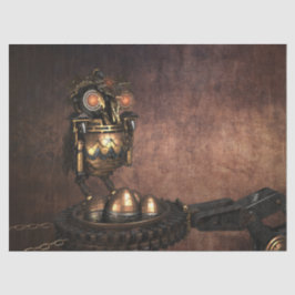 ステームパンクフクロウデクページティッシュペーパー 薄葉紙