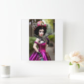 ステームパンクベティブープクロック スクエア壁時計 (ホーム)