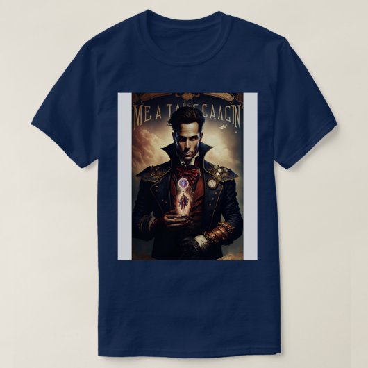 ステームパンクマジシャンタロットd 2 tシャツ (デザイン正面)