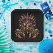 ステームパンクマルディグラ ペーパープレート (パーティー)