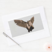 ステームパンクミューステッカー 長方形シール (封筒)