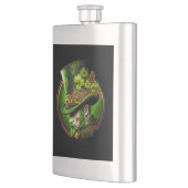 ステームパンクメカニカルトップハットセントパトリックの日男 フラスク (左)