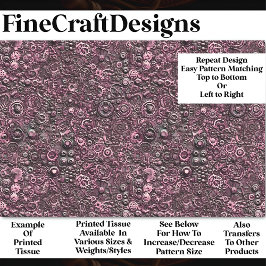 ステームパンクメカニカルパターンピンクBN1デコページ 薄葉紙