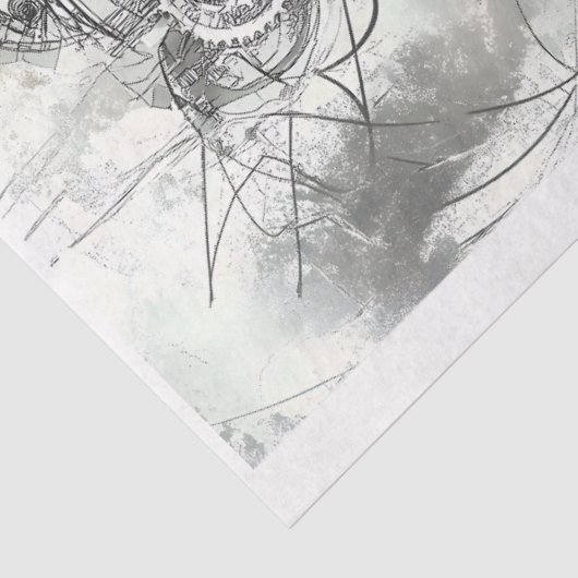 ステームパンクメカニカル女性エフェメラM9デコページ 薄葉紙 (詳細)