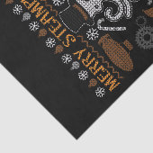 ステームパンクメリークリスマスのタコのトップハットギア 薄葉紙 (詳細)