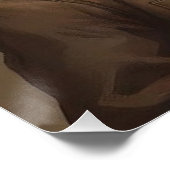 ステームパンクラクーン芸術的ポートレート ポスター (コーナー)