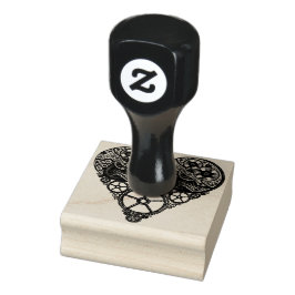 ステームパンクラブハート ラバースタンプ