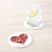 ステームパンクレッドギアハート コースター (側面)