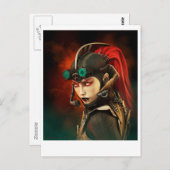 ステームパンクレディ ポストカード (正面/裏面)