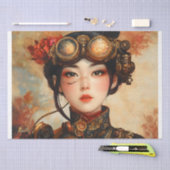 ステームパンクレディ 薄葉紙 (クラフト)