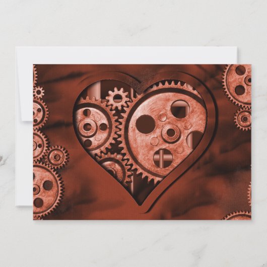 ステームパンクヴァレンティネスパーティー 招待状 (裏面)