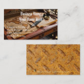 ステームパンクヴィンテージオールドワールドマップテーマ 名刺 (正面/裏面)