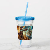 ステームパンクヴィンテージビクトリアン海宇宙海賊団 アクリルタンブラー (裏面)