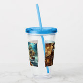 ステームパンクヴィンテージビクトリアン海宇宙海賊団 アクリルタンブラー (左)