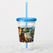 ステームパンクヴィンテージビクトリアン海宇宙海賊団 アクリルタンブラー (正面)