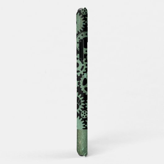 ステームパンクヴェルディグリブロンズギア名前をカスタムする Case-Mate iPhoneケース (裏面/右)