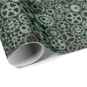 ステームパンクヴェルディグリブロンズギア ラッピングペーパー (ロールコーナー)