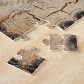 ステームパンク動揺してグローブトラベルジャーナル紙 ジグソーパズル (側面)