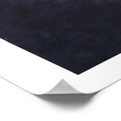 ステームパンク女子の水色インスパイアポートレート ポスター (角)