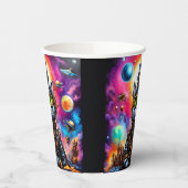 ステームパンク宇宙キャットI 紙コップ (左)