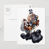 ステームパンク宇宙チンプ ポストカード (正面/裏面)