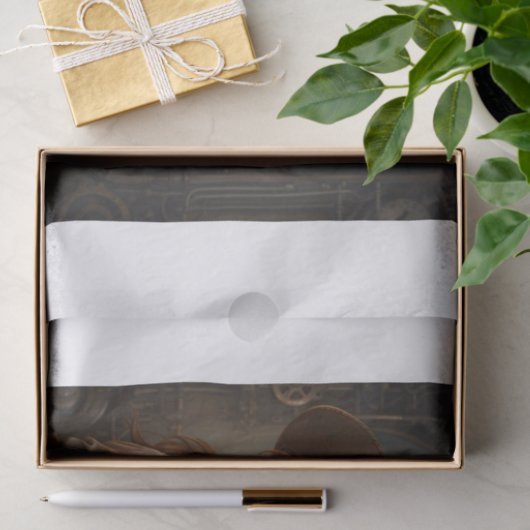 ステームパンク工業美しいデクページ紙 薄葉紙 (ギフト)