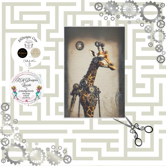 ステームパンク幸せなラクダの分離 薄葉紙