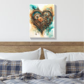 ステームパンク愛 キャンバスプリント (インサイチュ (寝室))